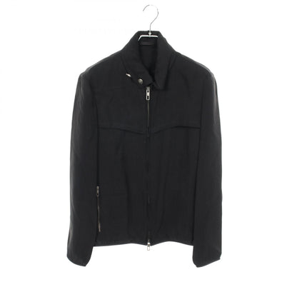 ブルゾン フード付き ジャケット キュプラ ブラック ジョルジオアルマーニ アウター GIORGIO ARMANI