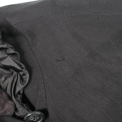 ブルゾン フード付き ジャケット キュプラ ブラック ジョルジオアルマーニ アウター GIORGIO ARMANI