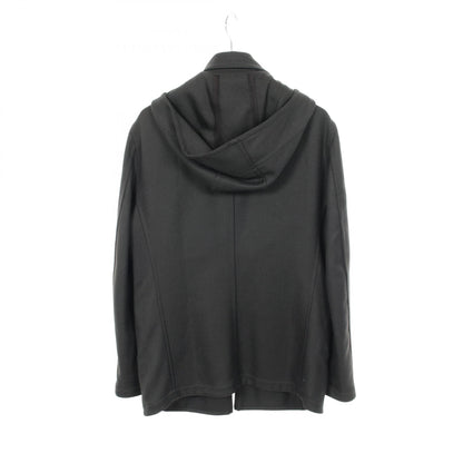 フード付き コート ウール ダークグレー ジョルジオアルマーニ アウター GIORGIO ARMANI