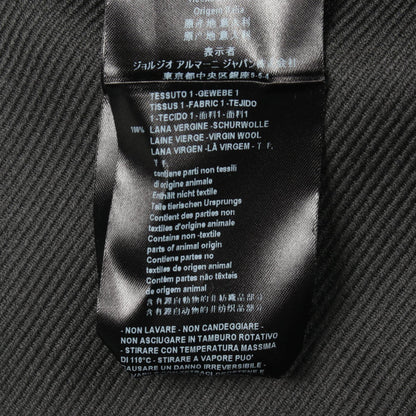 フード付き コート ウール ダークグレー ジョルジオアルマーニ アウター GIORGIO ARMANI