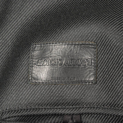 フード付き コート ウール ダークグレー ジョルジオアルマーニ アウター GIORGIO ARMANI