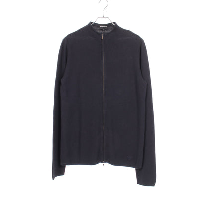 ジップアップ カーディガン コットン ネイビー エンポリオアルマーニ トップス EMPORIO ARMANI