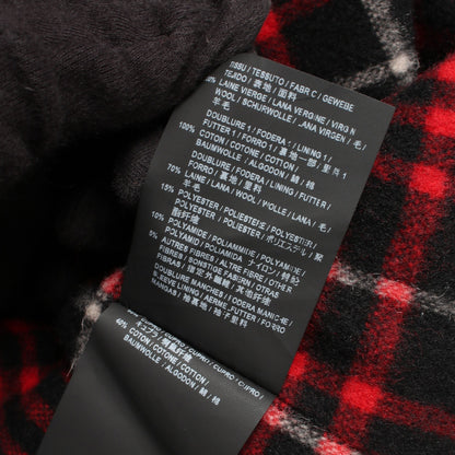ダブルブレスト チェスターコート ウール ブラック サンローランパリ