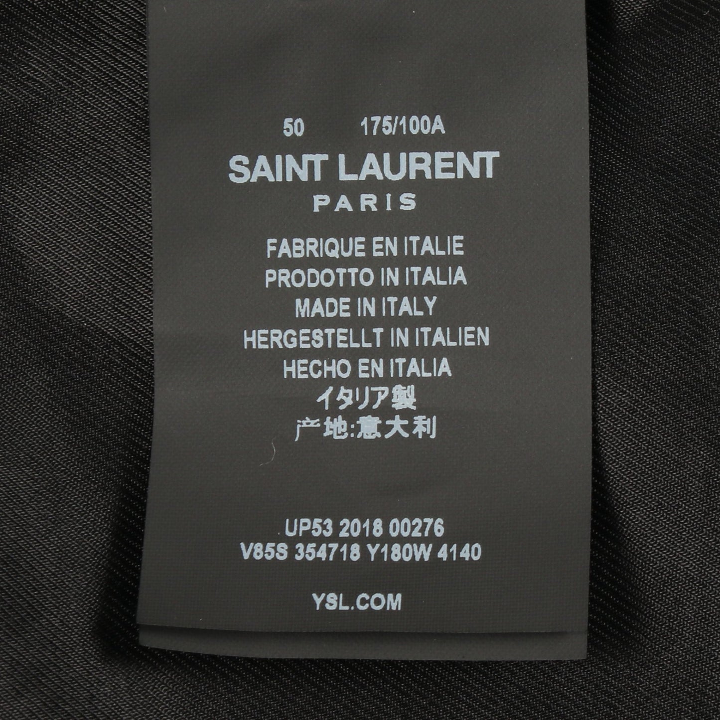 テディジャケット ブルゾン スタジャン ウール ネイビー ブラック サンローランパリ アウター SAINT LAURENT PARIS