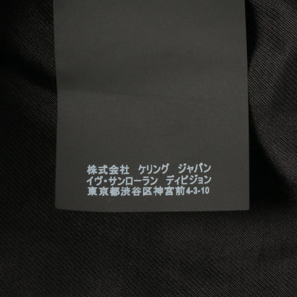 テディジャケット ブルゾン スタジャン ウール ネイビー ブラック サンローランパリ アウター SAINT LAURENT PARIS