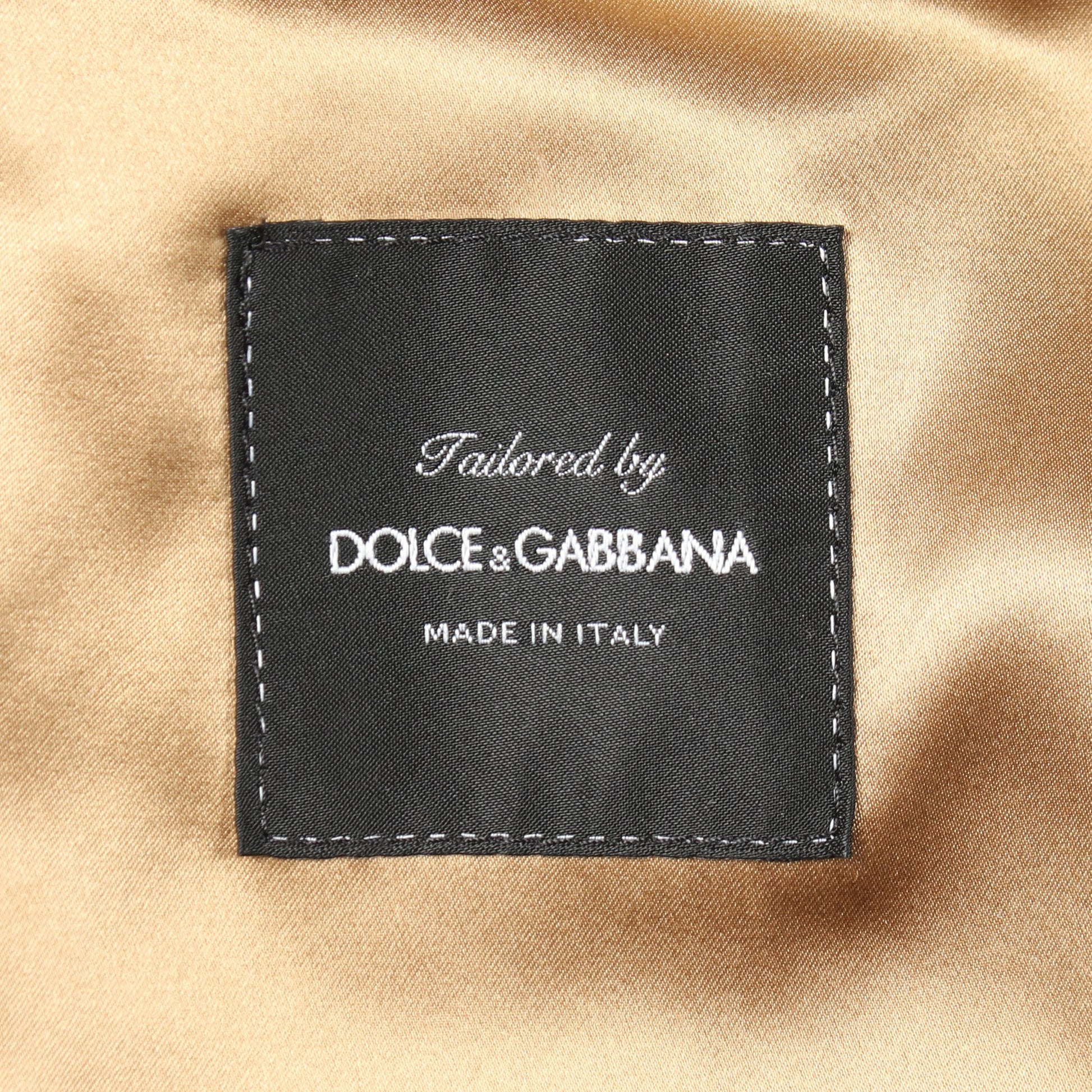 チェスターコート ウール ネイビー ドルチェアンドガッバーナ アウター DOLCE&GABBANA