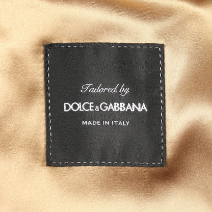 チェスターコート ウール ネイビー ドルチェアンドガッバーナ アウター DOLCE&GABBANA