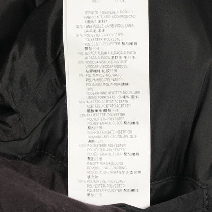 フード付き ブルゾン ジャケット ウール ブラック ネイビー エンポリオアルマーニ アウター EMPORIO ARMANI
