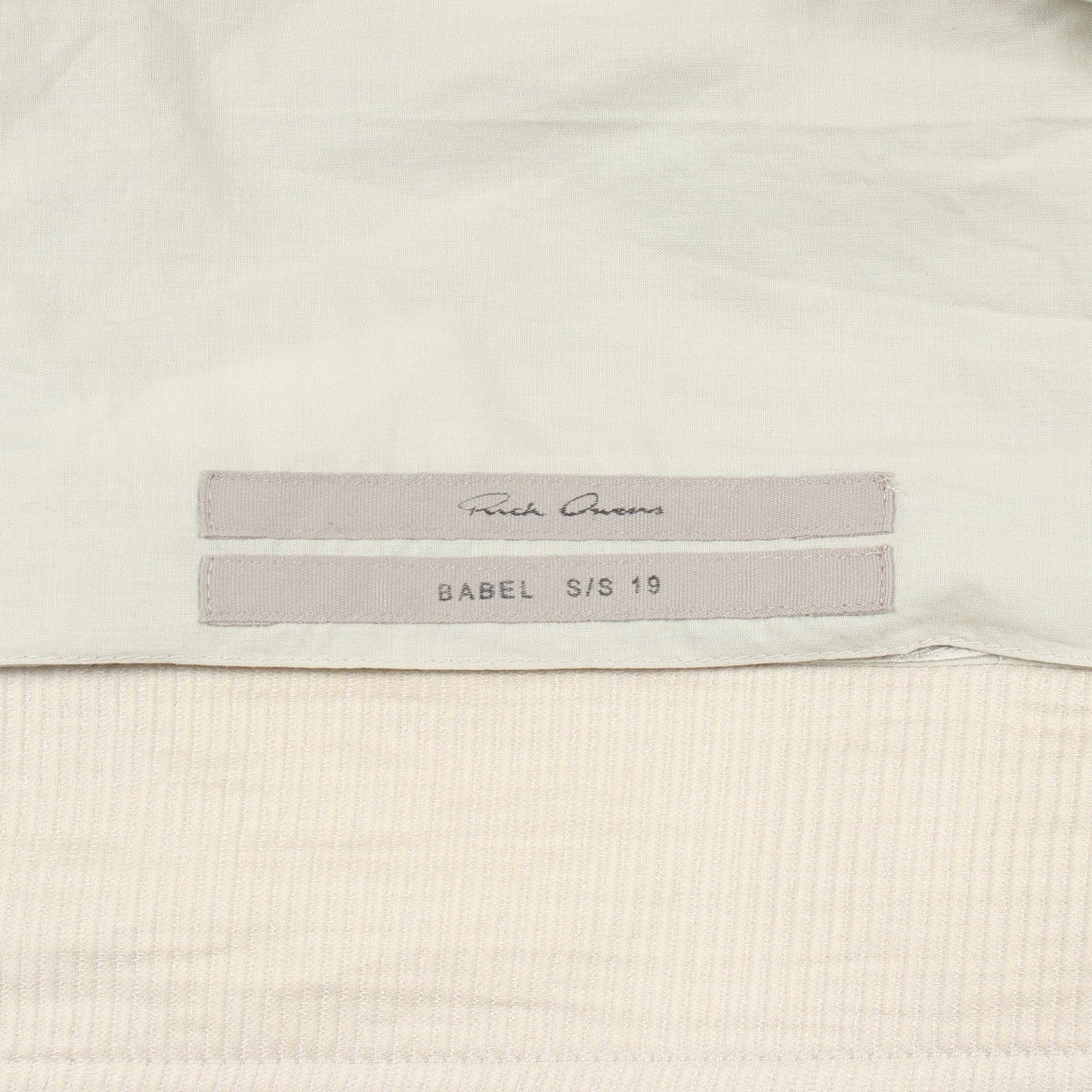 ボンバージャケット コットン シルク オフホワイト リックオウエンス アウター Rick Owens