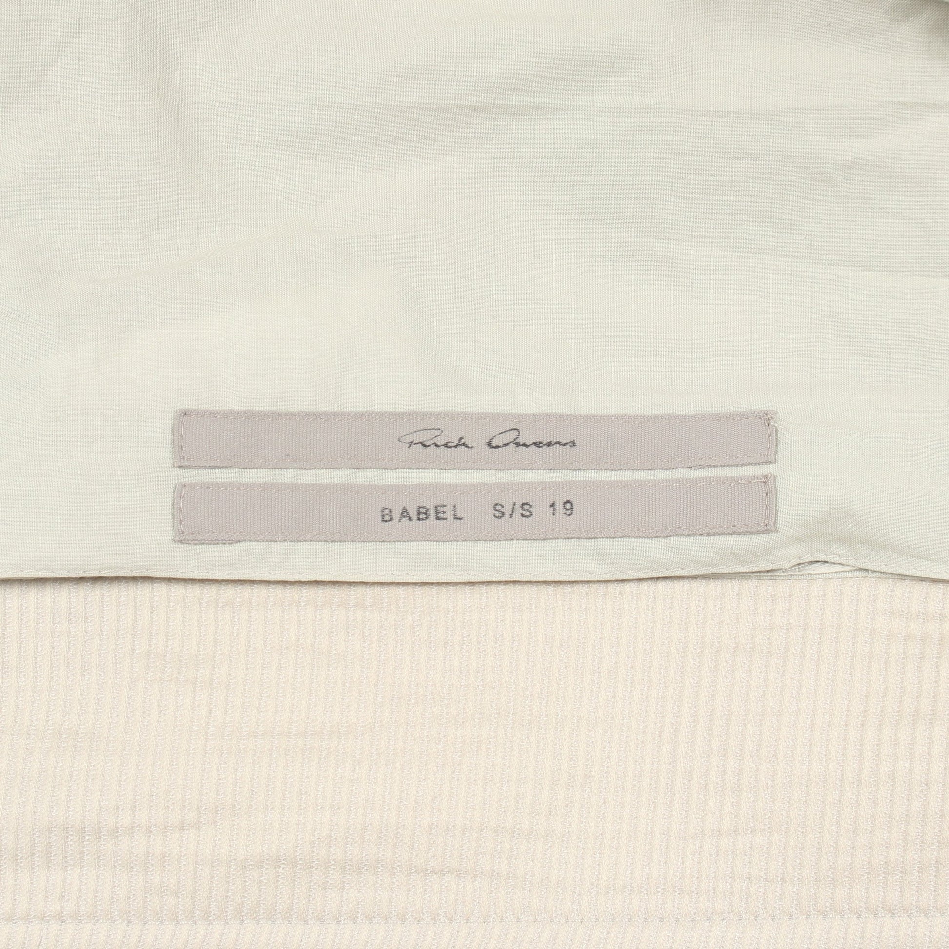 ボンバージャケット コットン シルク オフホワイト リックオウエンス アウター Rick Owens