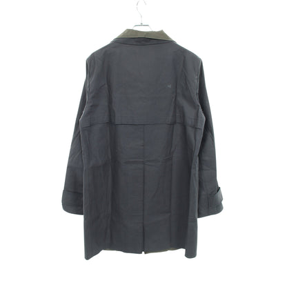 ステンカラーコート コットン ネイビー カーキグリーン エンポリオアルマーニ アウター EMPORIO ARMANI