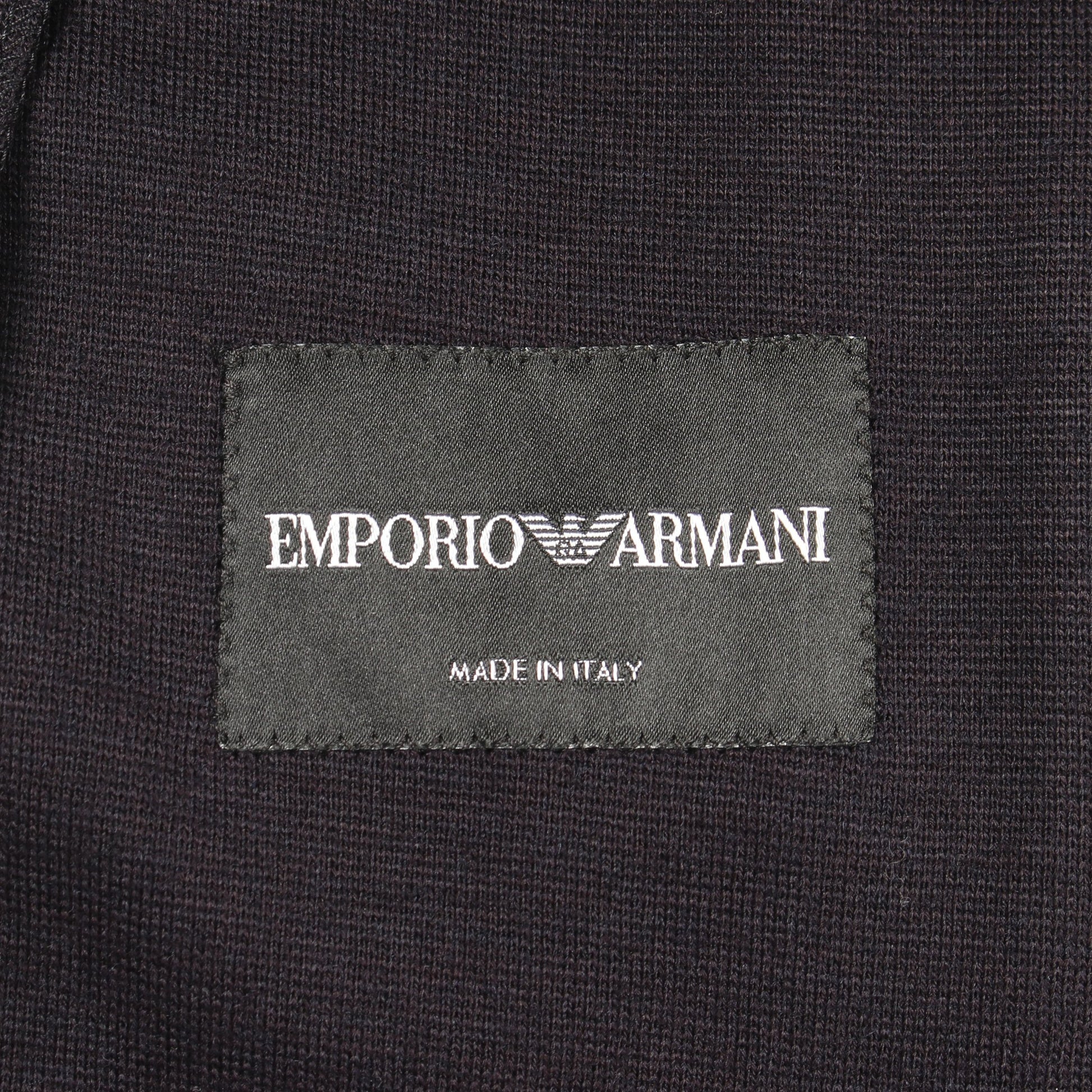 ニット テーラードジャケット ウール ネイビー エンポリオアルマーニ アウター EMPORIO ARMANI