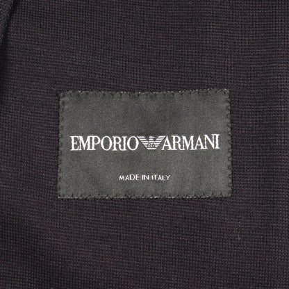 ニット テーラードジャケット ウール ネイビー エンポリオアルマーニ アウター EMPORIO ARMANI