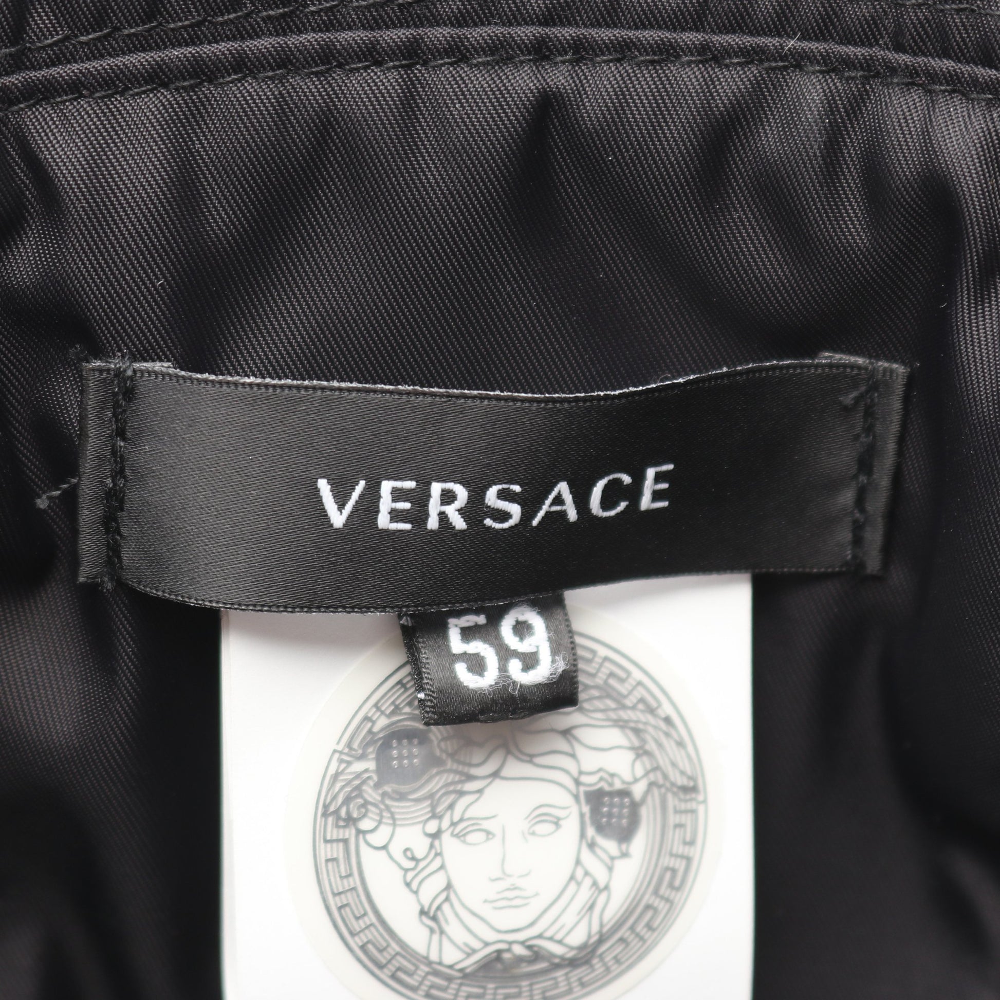 メデューサ バケット ハット ブラック イエロー ホワイト ヴェルサーチ 財布・小物 Versace