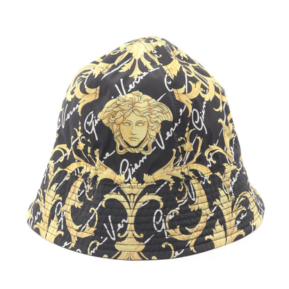 メデューサ バケット ハット ブラック イエロー ホワイト ヴェルサーチ 財布・小物 Versace