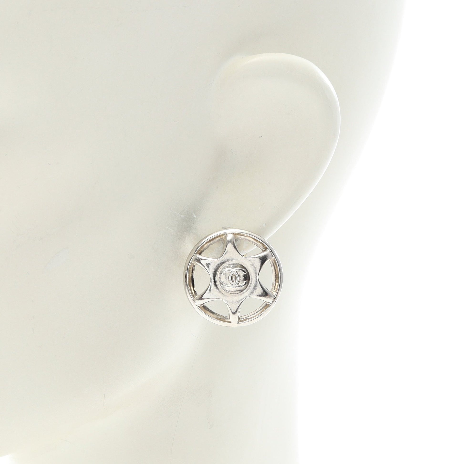 ココマーク イヤリング シルバー 97A シャネル アクセサリー CHANEL