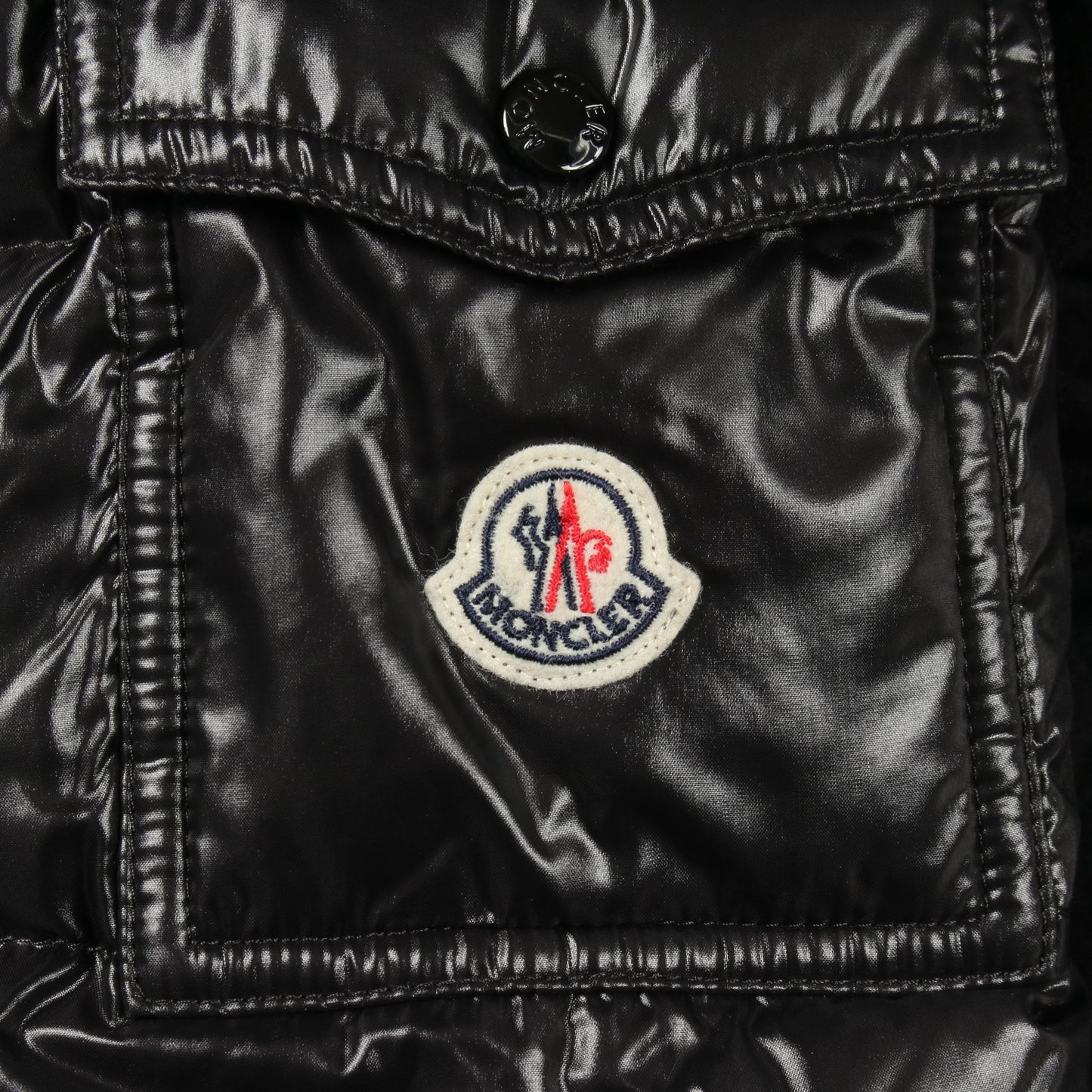 MANTELLA マンテラ ポンチョ ケープ 切替 ダウンジャケット ウール ナイロン ブラック モンクレール アウター MONCLER