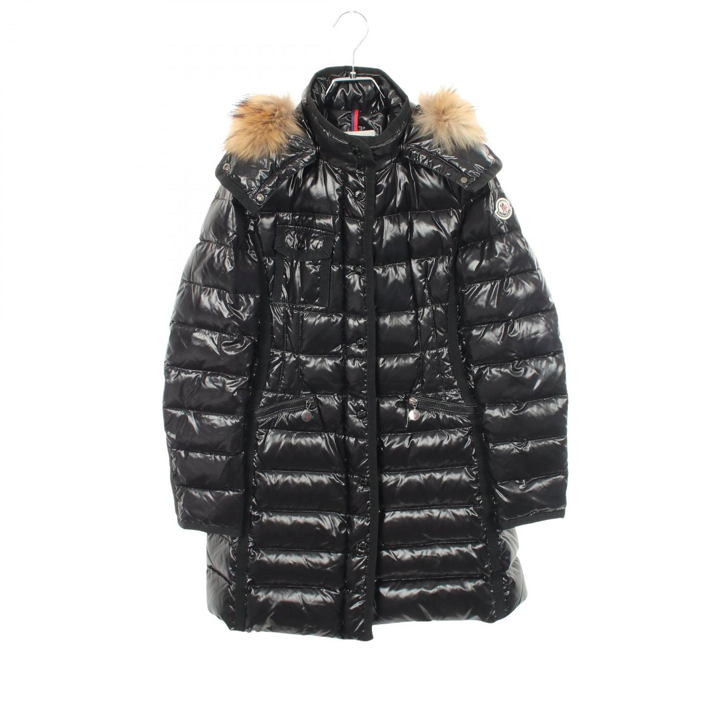 HERMIFUR エルミファー ダウンコート ナイロン ブラック モンクレール アウター MONCLER