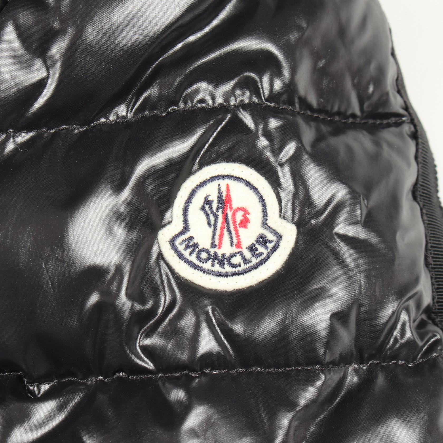 HERMIFUR エルミファー ダウンコート ナイロン ブラック モンクレール アウター MONCLER