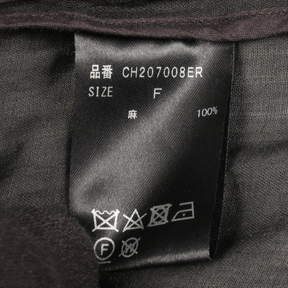 ラミーブルゾン シャツ ジャケット リネン ブラック カオス アウター Chaos