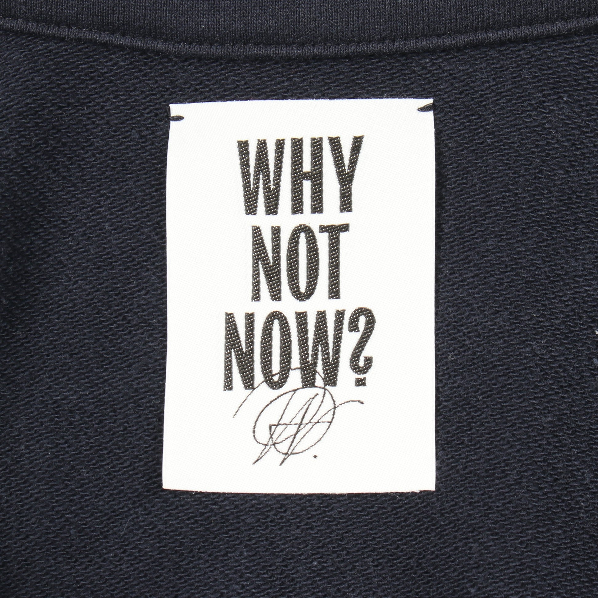 WHY NOT NOW? コアスキッパープルオーバー スウェットシャツ コットン ネイビー カオス トップス Chaos