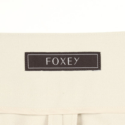 スラックス トラウザーズ ライトベージュ フォクシー ボトムス FOXEY