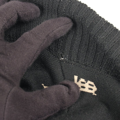 TBロゴ Vネック カーディガン S ブラック ベージュ バーバリー トップス BURBERRY