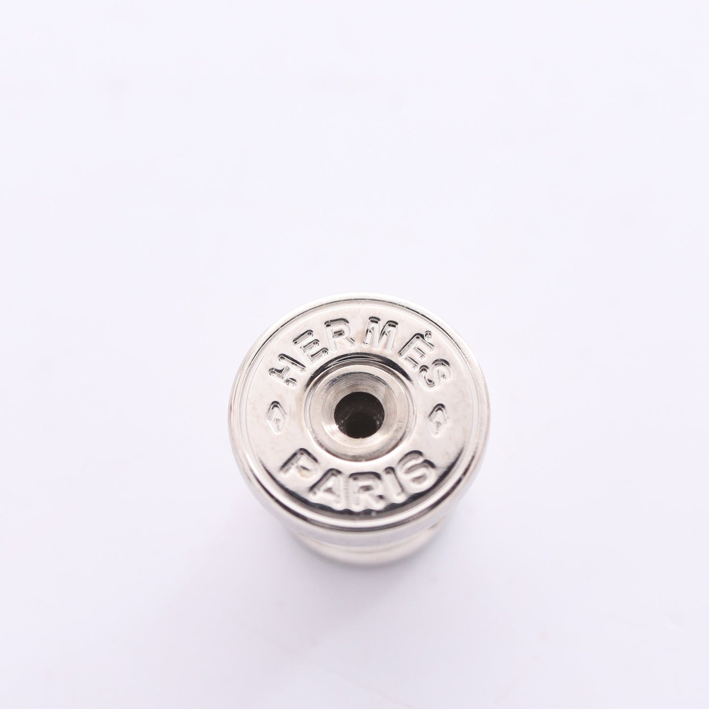 MINI POP H ミニポップアッシュ ピアス シルバー ブラック エルメス アクセサリー HERMES