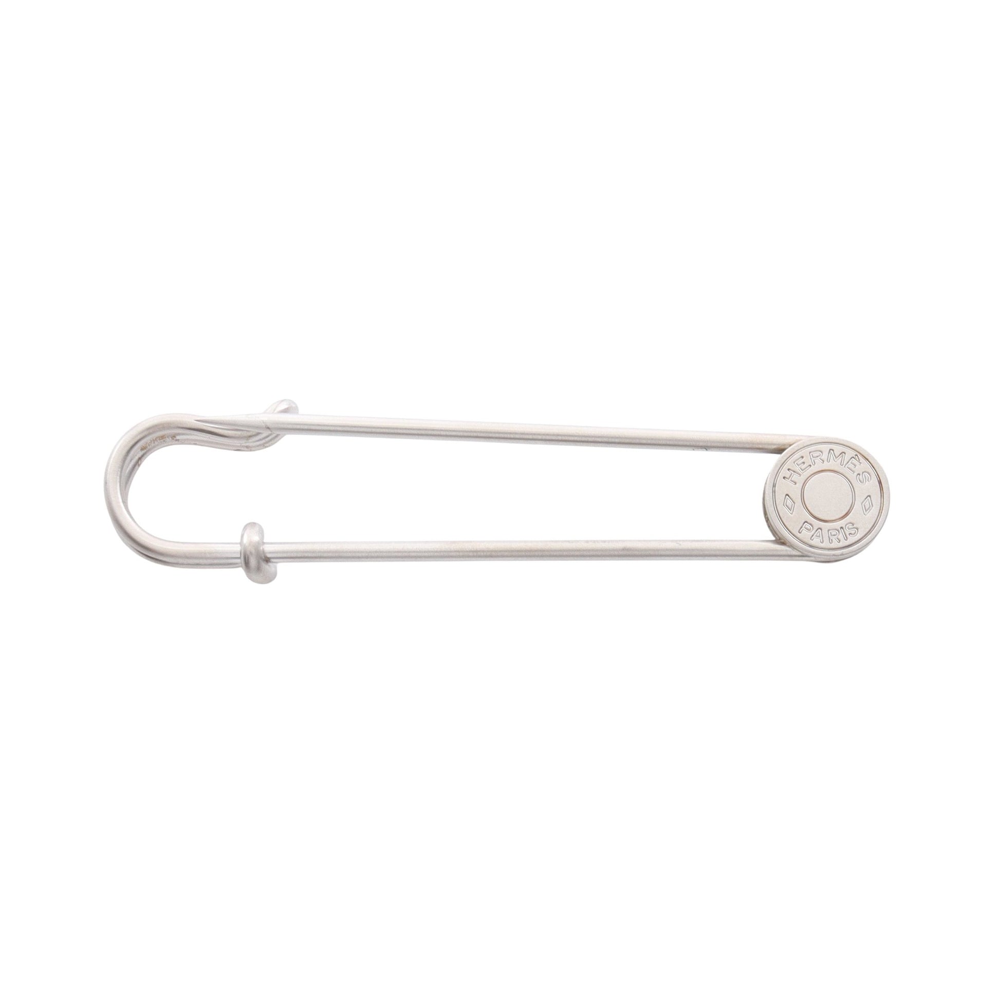 セリエ セーフティピン ブローチ シルバー エルメス アクセサリー HERMES