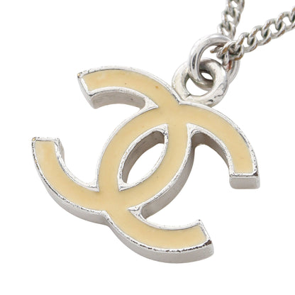 ココマーク ネックレス シルバー ベージュ 05V シャネル アクセサリー CHANEL