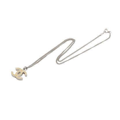 ココマーク ネックレス シルバー ベージュ 05V シャネル アクセサリー CHANEL