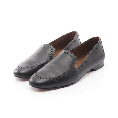 パンプス レザー ブラック エルメス シューズ HERMES
