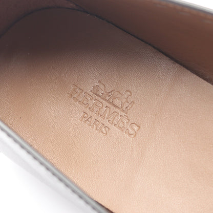 パンプス レザー ブラック エルメス シューズ HERMES