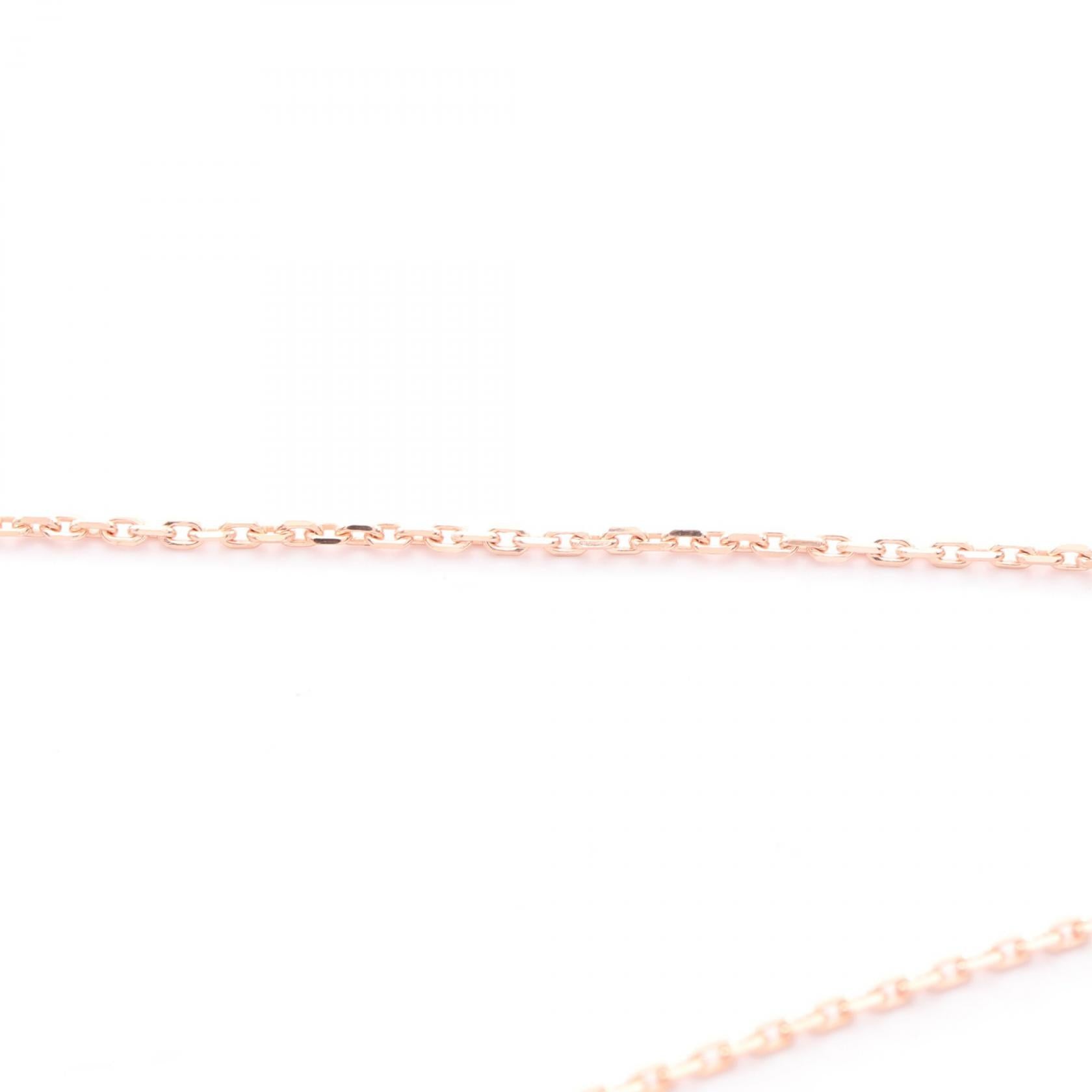 MINI POP H ミニポップアッシュ ネックレス GP ピンクゴールド ブラック エルメス アクセサリー HERMES