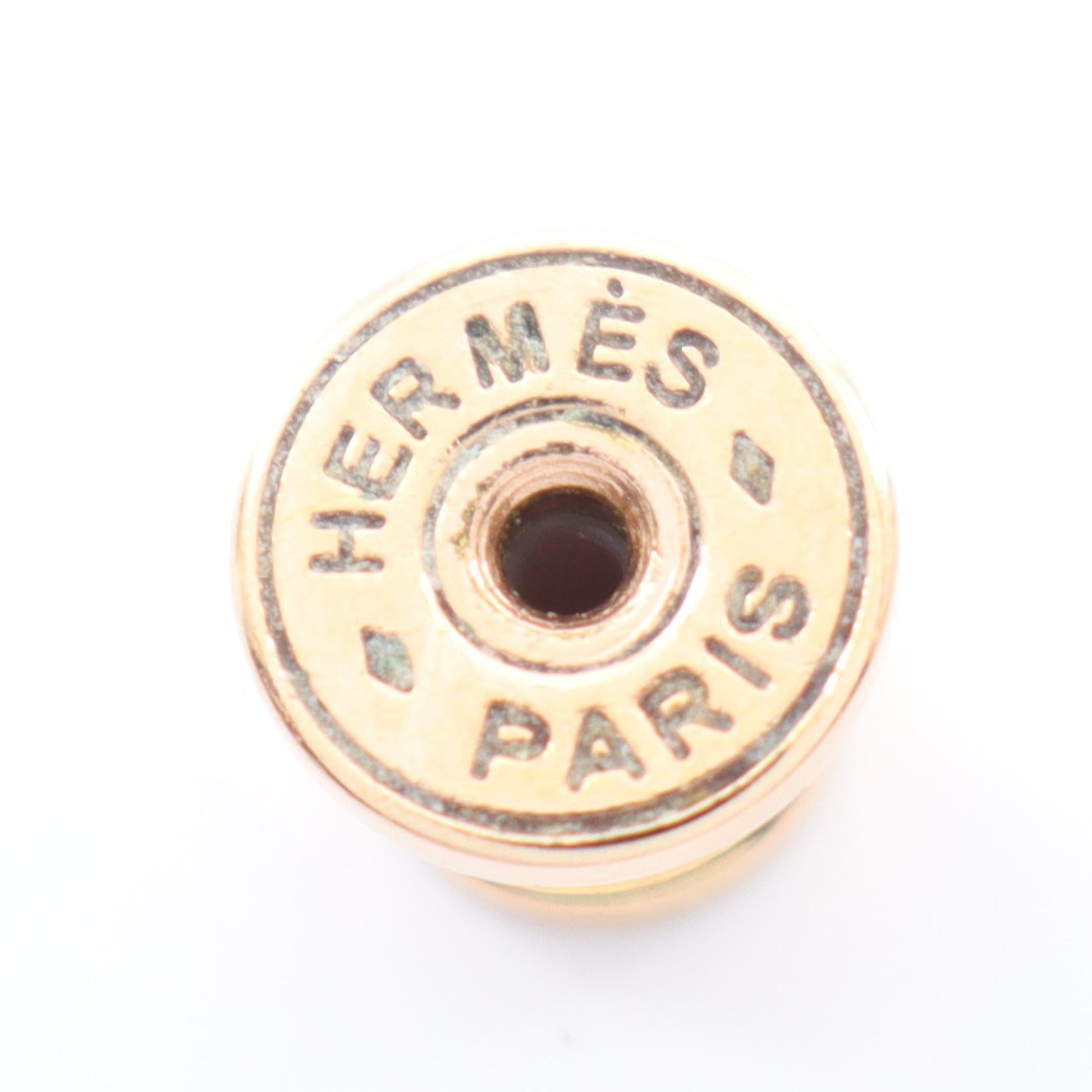 ピアス バッファローホーン GP グレー ゴールド エルメス アクセサリー HERMES