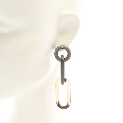 ピアス バッファローホーン GP グレー ゴールド エルメス アクセサリー HERMES