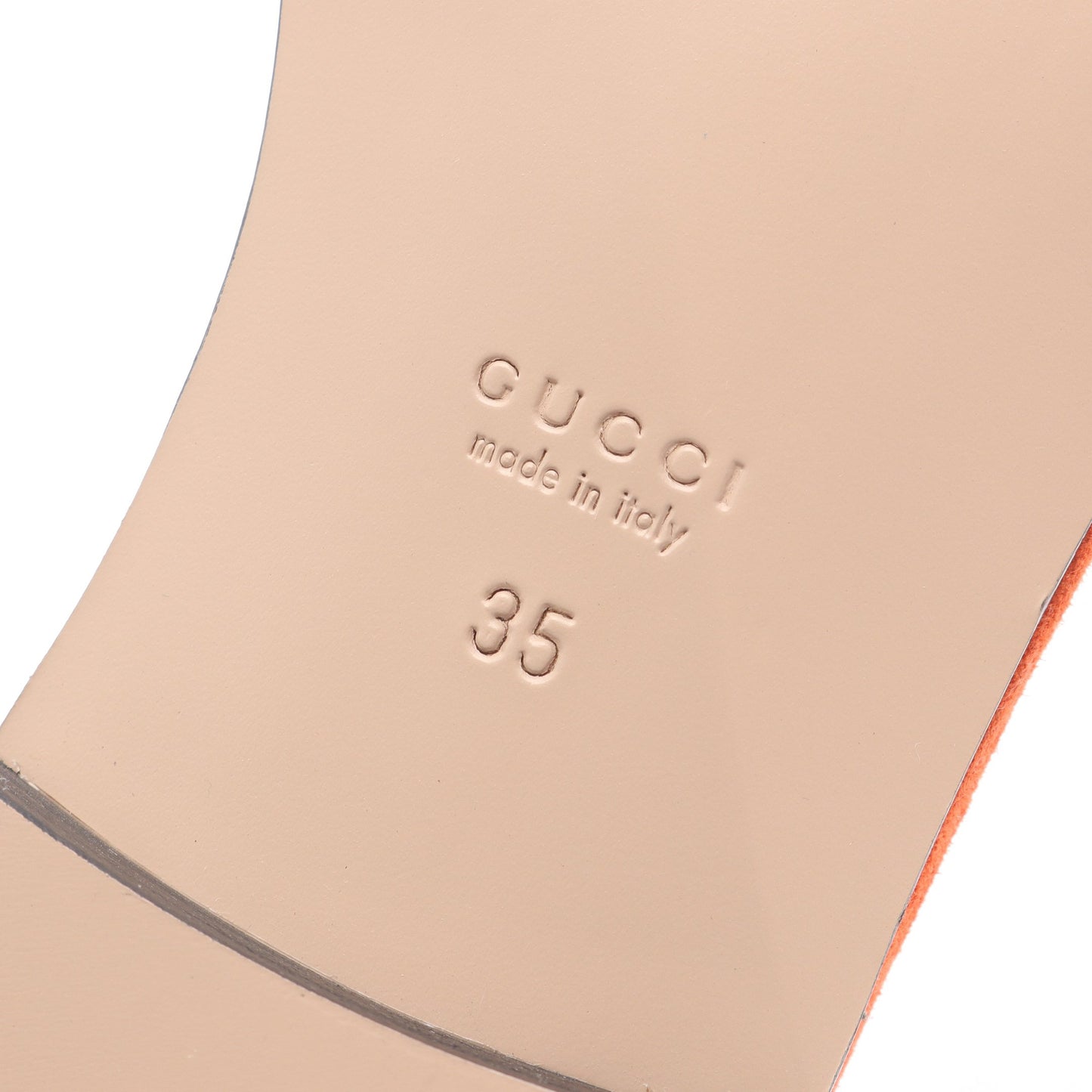 インターロッキングG スライドサンダル スエード ブルー オレンジ グッチ シューズ GUCCI