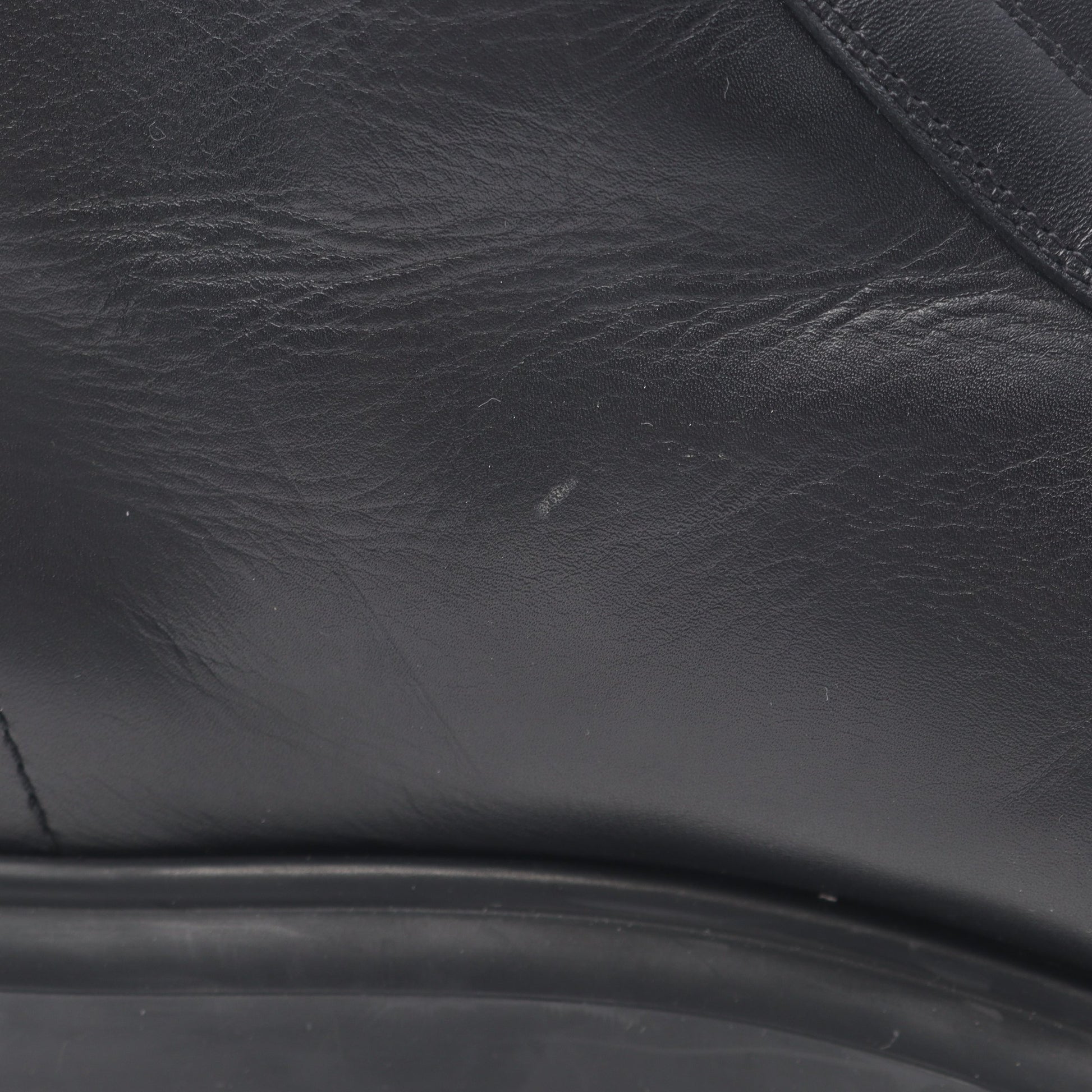 ZIPPED BOOT 1 ブーツ レザー ブラック ザロウ シューズ THE ROW