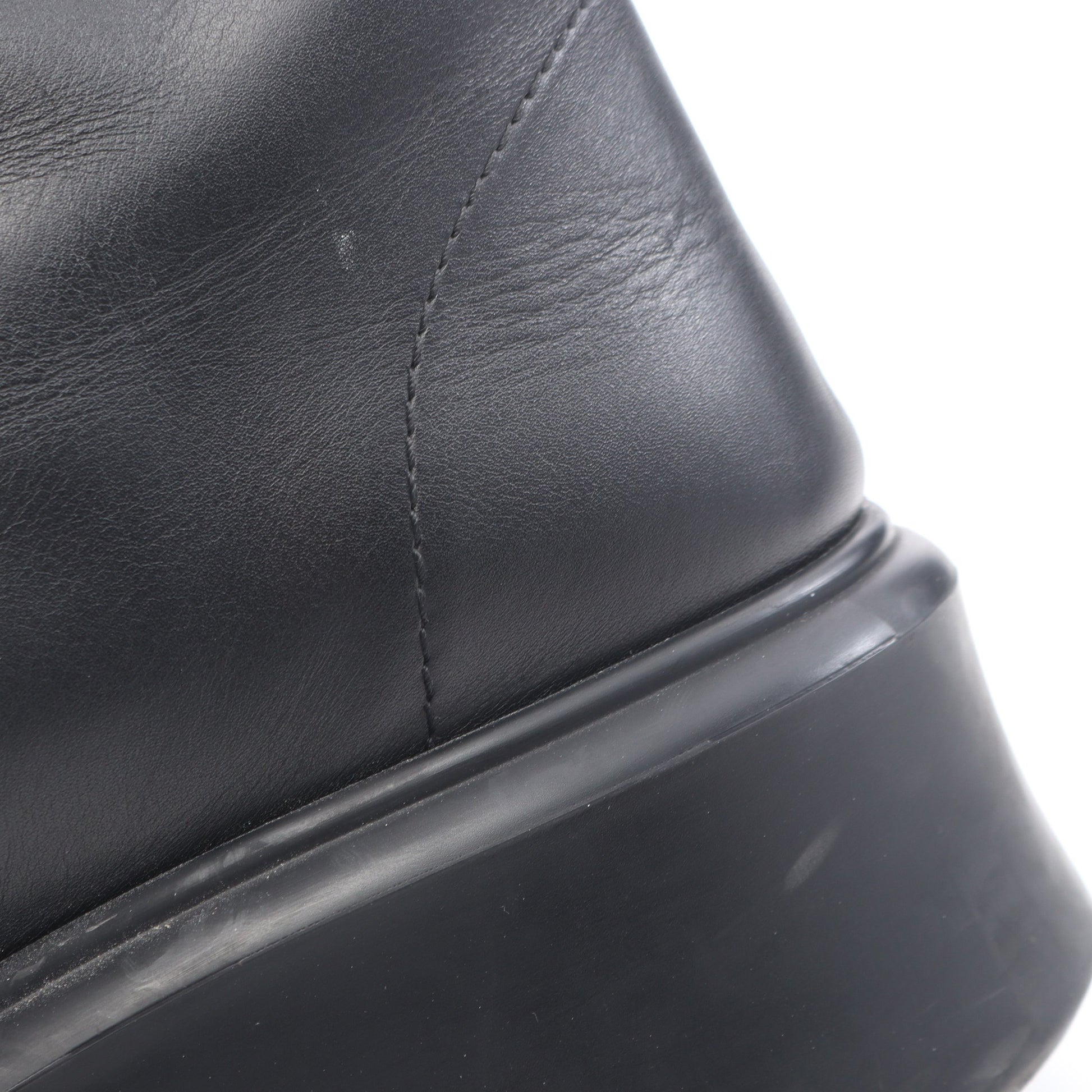 ZIPPED BOOT 1 ブーツ レザー ブラック ザロウ シューズ THE ROW