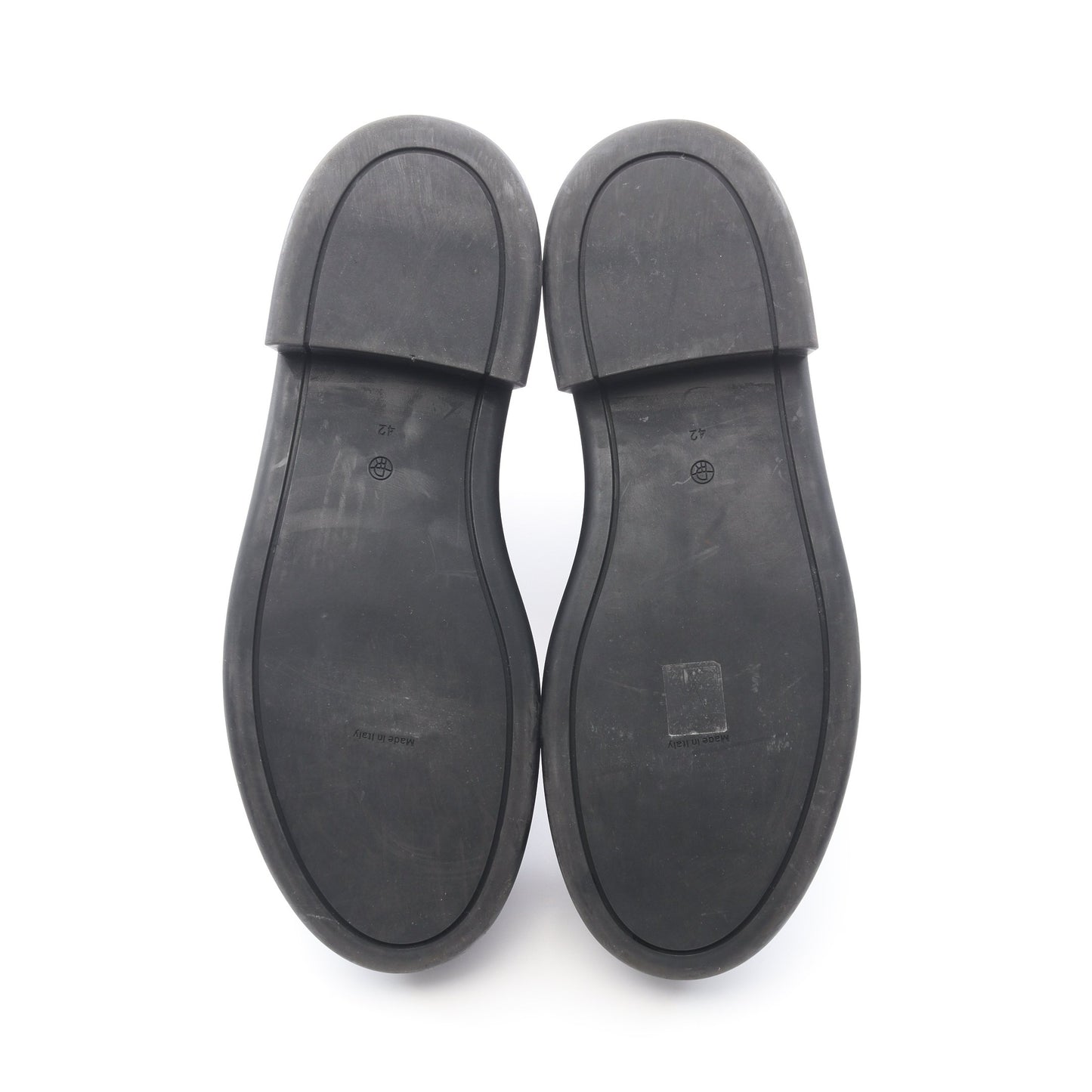 ZIPPED BOOT 1 ブーツ レザー ブラック ザロウ シューズ THE ROW