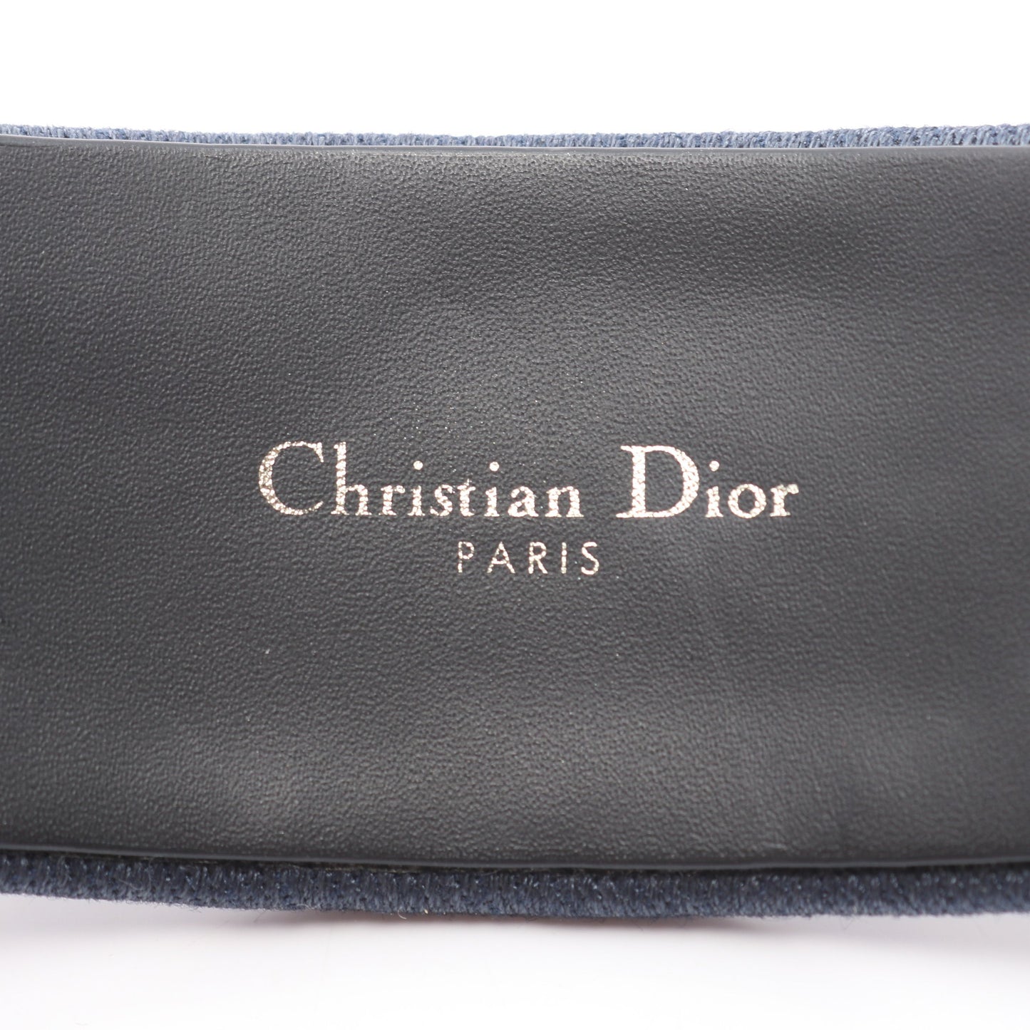 オブリーク カチューシャ キャンバス ネイビー ベージュ クリスチャンディオール アクセサリー Christian Dior