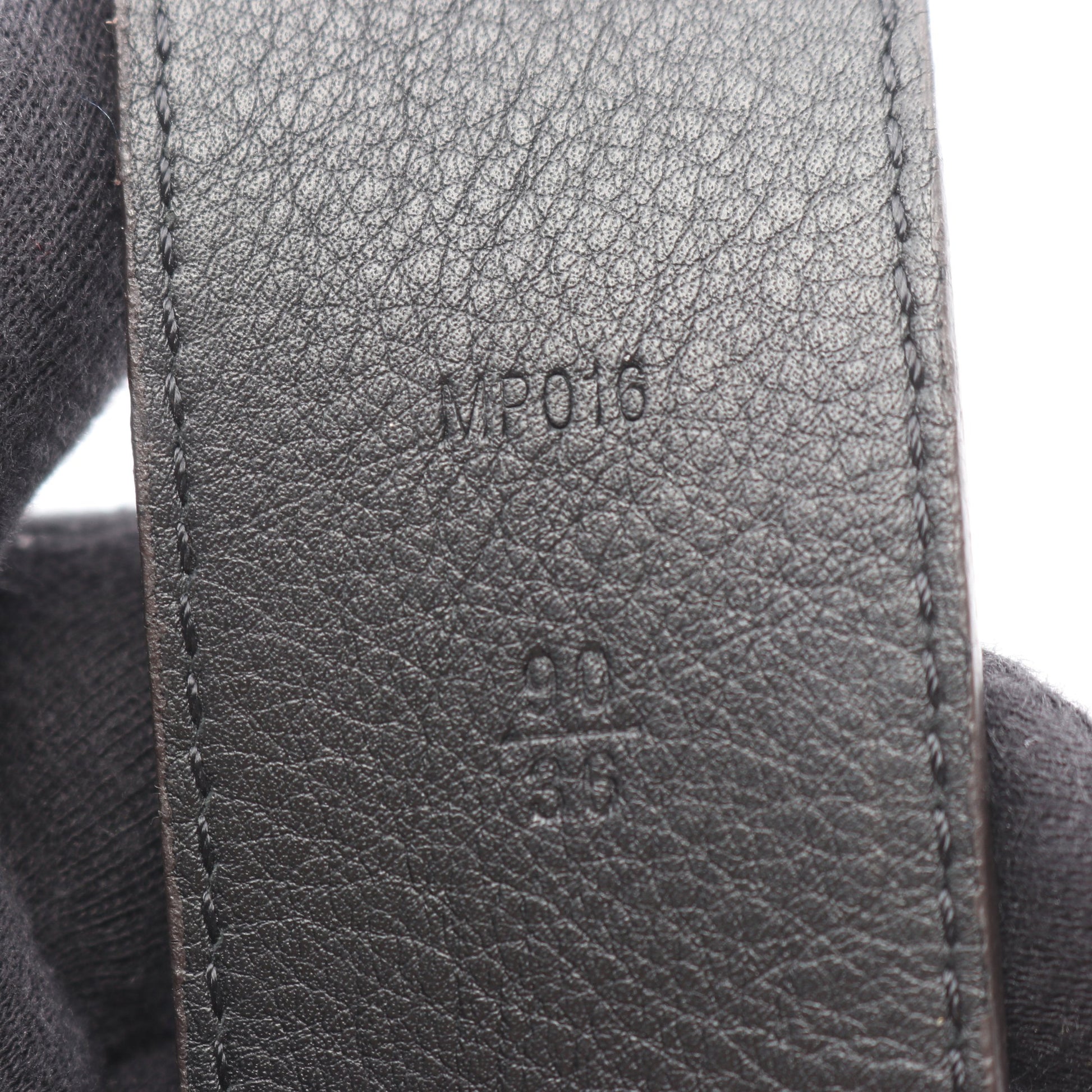 LOUIS VUITTON × Supreme サンチュール LVイニシャル ゴールド金具 ベルト レザー ブラウン ブラック ルイヴィトン 財布・小物 LOUIS VUITTON