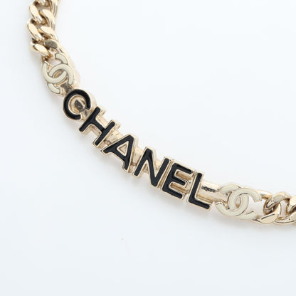 ココマーク ロゴ チョーカー GP ゴールド ブラック オフホワイト B22S シャネル アクセサリー CHANEL