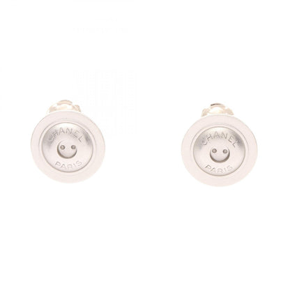 ロゴ ボタン イヤリング シルバー 00C シャネル アクセサリー CHANEL