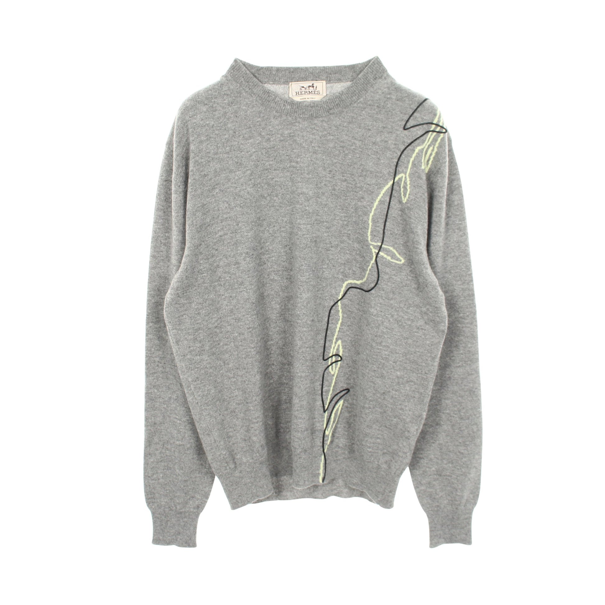 ニット カシミヤ グレー エルメス トップス HERMES