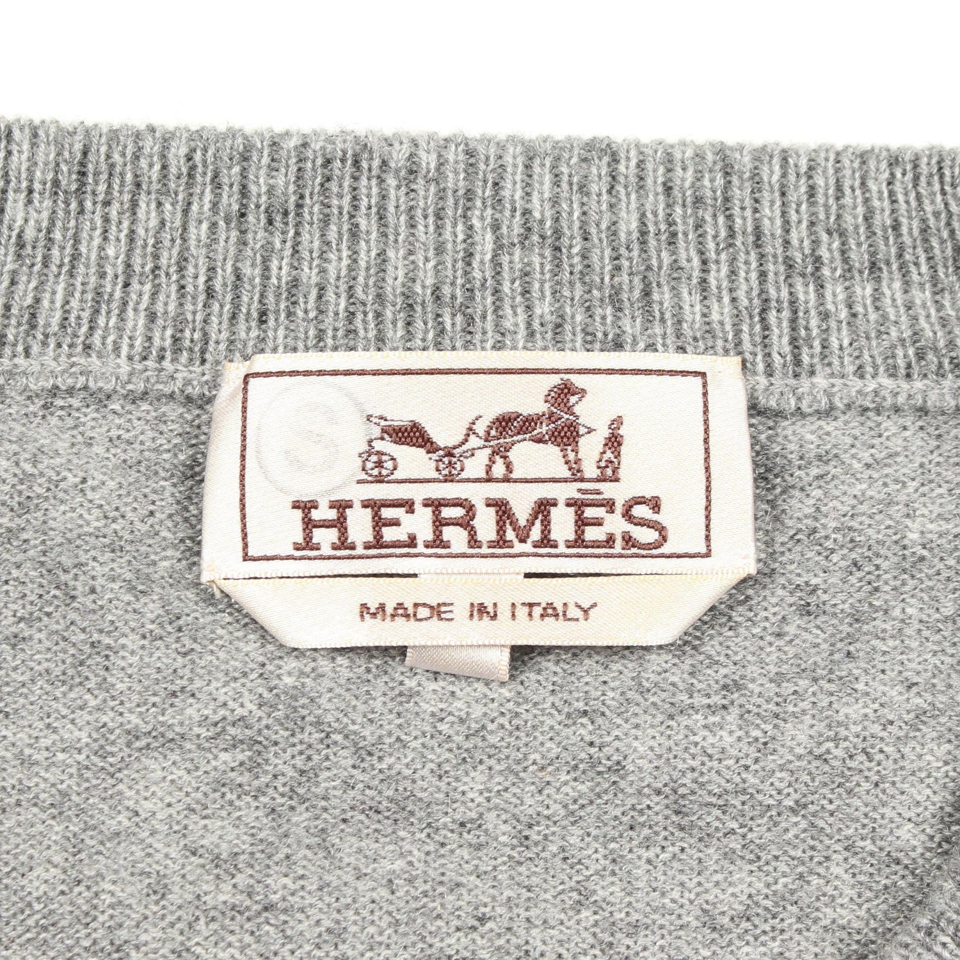 ニット カシミヤ グレー エルメス トップス HERMES