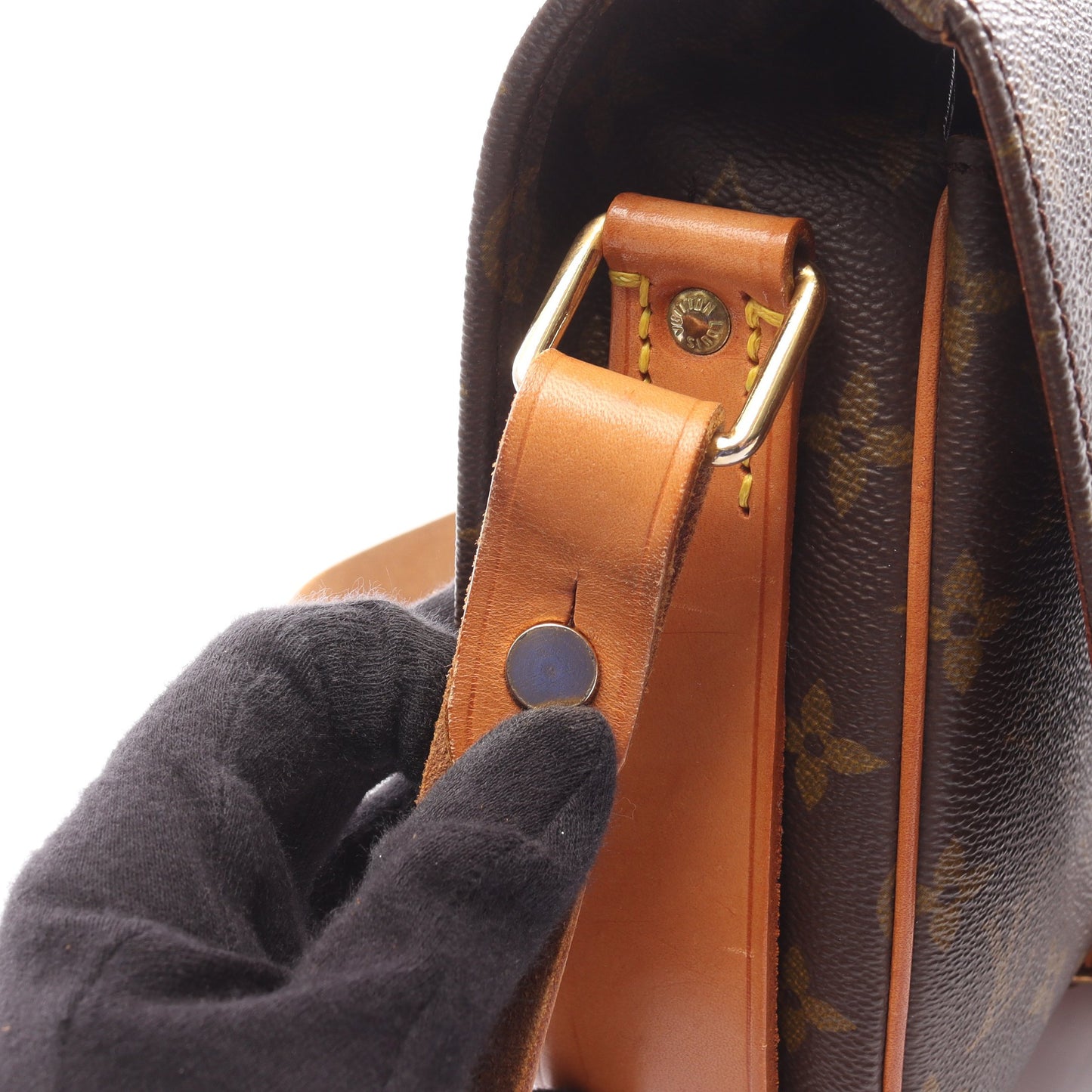 カルトシエールMM モノグラム ショルダーバッグ PVC レザー ブラウン ルイヴィトン バッグ LOUIS VUITTON
