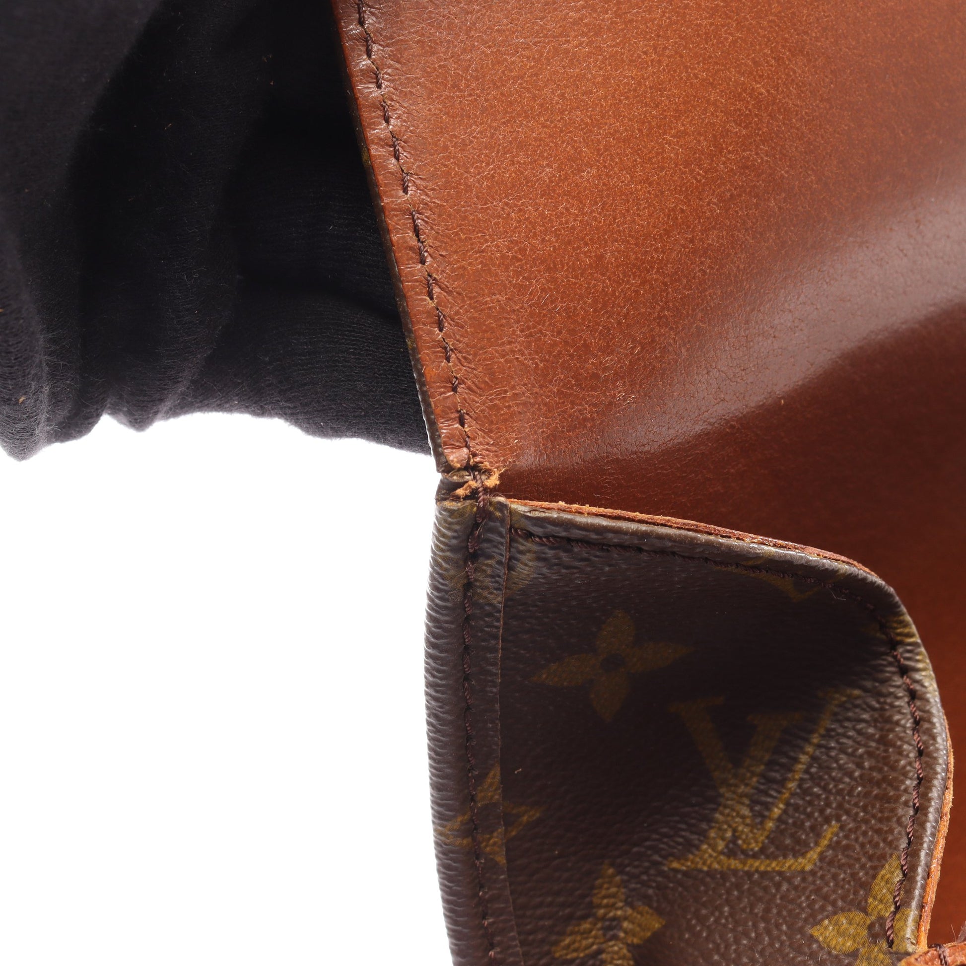 カルトシエールMM モノグラム ショルダーバッグ PVC レザー ブラウン ルイヴィトン バッグ LOUIS VUITTON