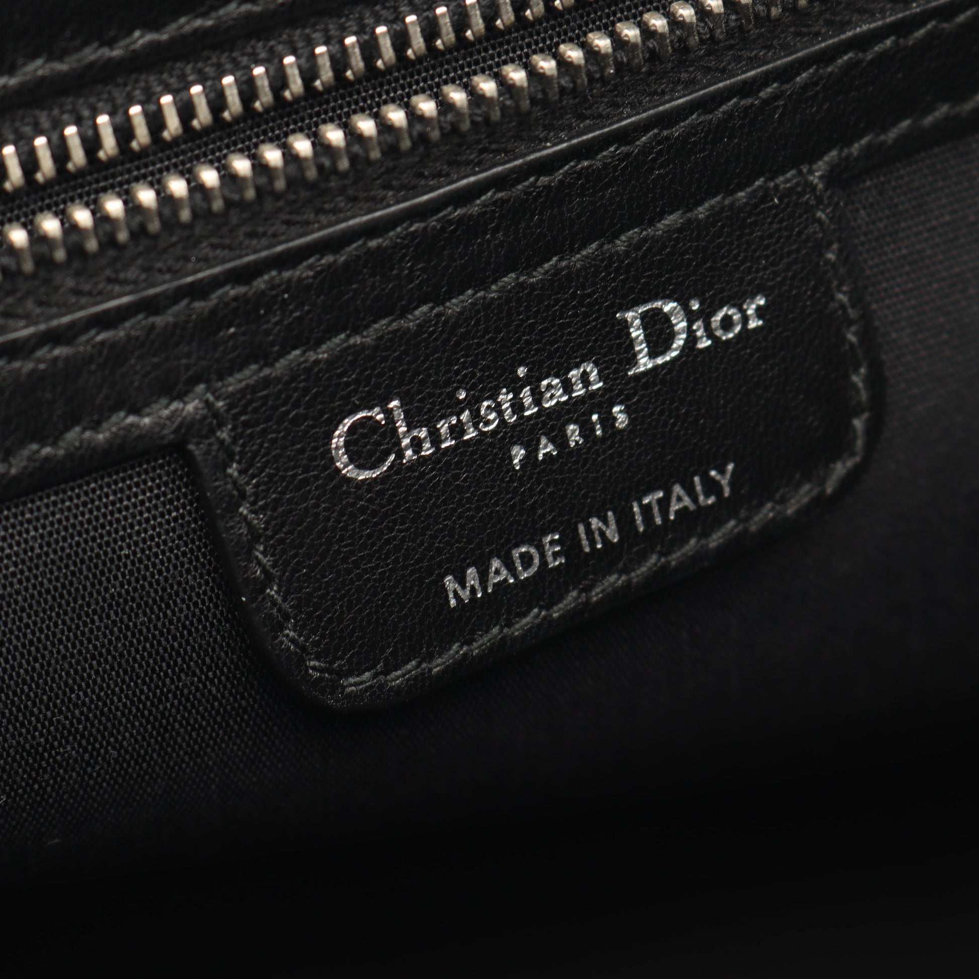 グランヴィル カナージュ 2WAY ハンドバッグ レザー ブラック クリスチャンディオール バッグ Christian Dior