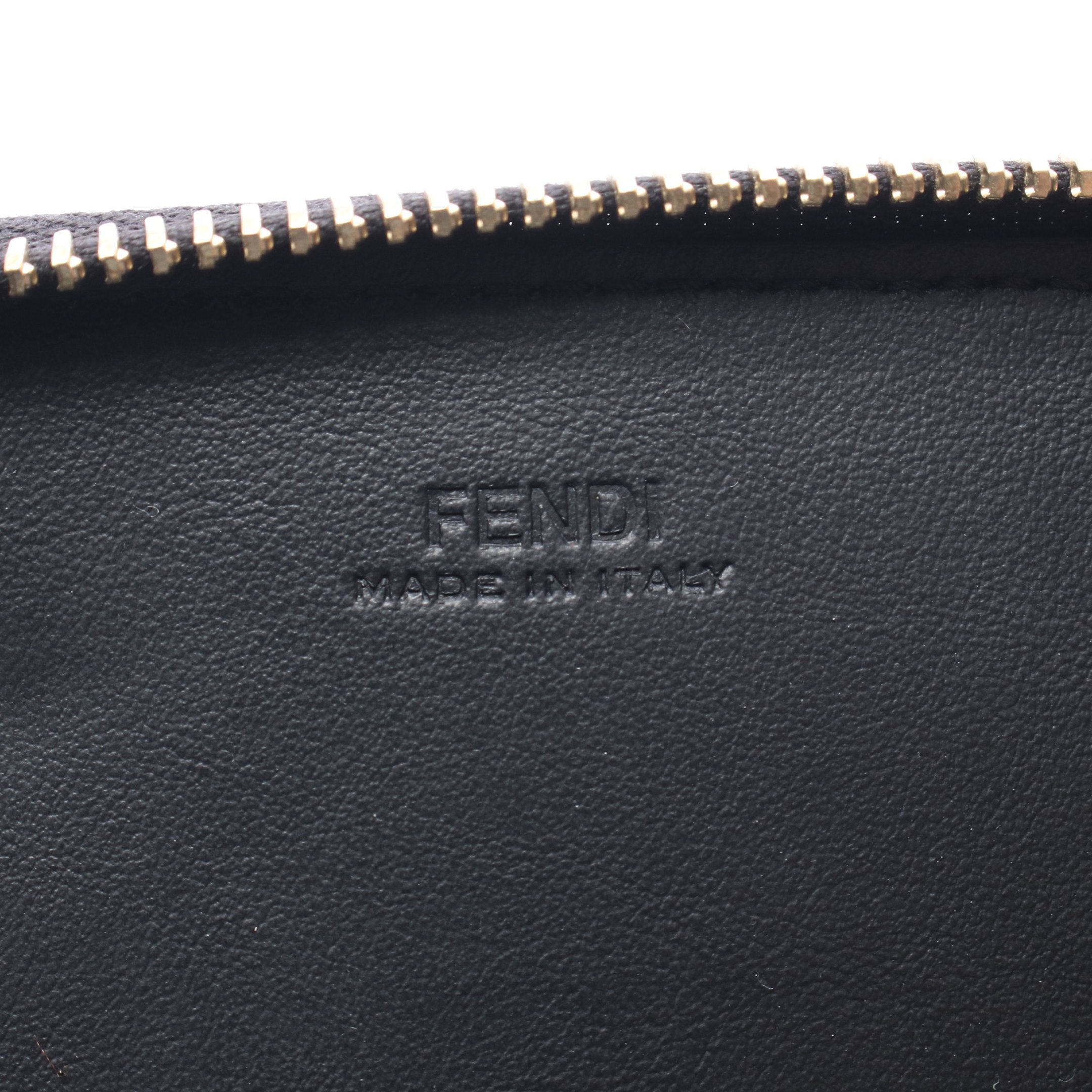 バグズアイ ラウンドファスナー長財布 レザー ブラック フェンディ – RECLO